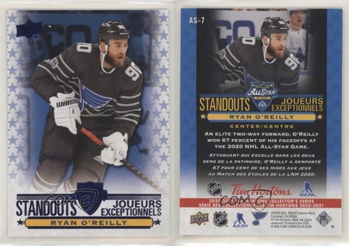 2020 Tim Hortons Collector's Series All-Star Standouts Ryan O'Reilly #AS-7 x6g - Picture 3 of 3
