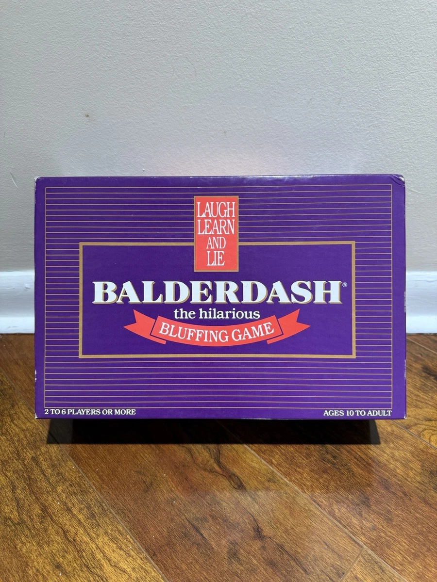 Balderdash Vintage Manufacture Board & Traditional Games for sale