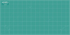 PK00013 Model GBM4080 Series 40" X 80" Professional Cutting Mat; Double-Sided Gr