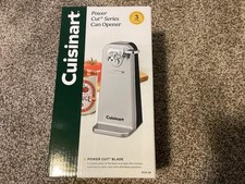 Cuisinart Deluxe Power Cut Series Can Opener-Silver-CCO55-New In Box