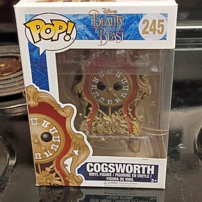 Funko Pop! Disney Beauty & The Beast Cogsworth Vinyl Figure #245 4''