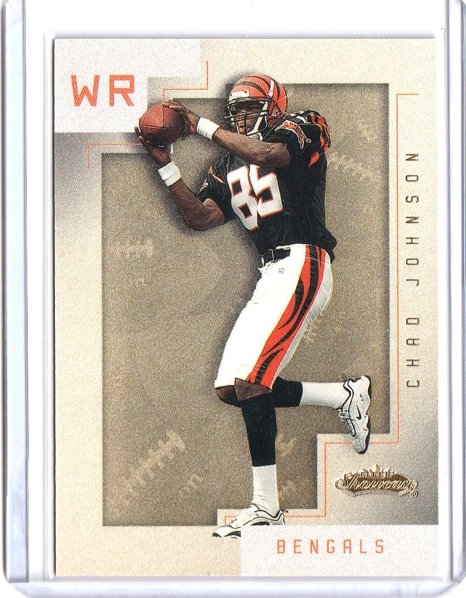 2001 Fleer Showcase - Chad Johnson - RC /1500 - Cincinnati Bengals #135