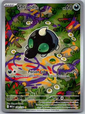 Shroodle - Illustration Rare ME01: Mega Evolution Holo 149/132 NM
