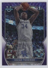 2022 Bowman U Chrome Purple Mini-Diamond Refractor /399 Oscar Tshiebwe #74 sl3