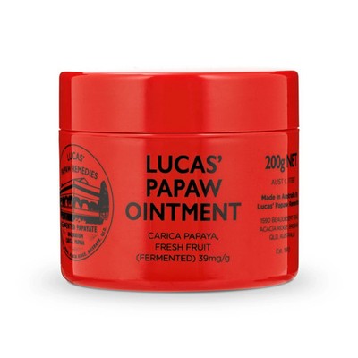 LUCAS' PAPAW OINTMENT 200g Pawpaw Cream Paw Paw Creme Genuine NEW