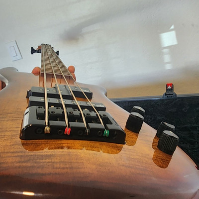 Spector Euro Series 4-String Solid Maple Bass Brown w/ Hard Case & Strap