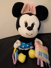 Disney Baby Minnie Mouse On The Go Activity Plush For Baby Stroller Or Car Seat