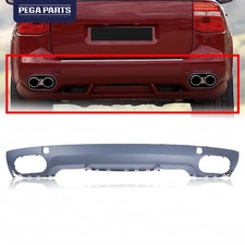 Rear Lower Bumper Lip Diffuser Valance Spoiler Primed For 2008-2010 Cayenne 957