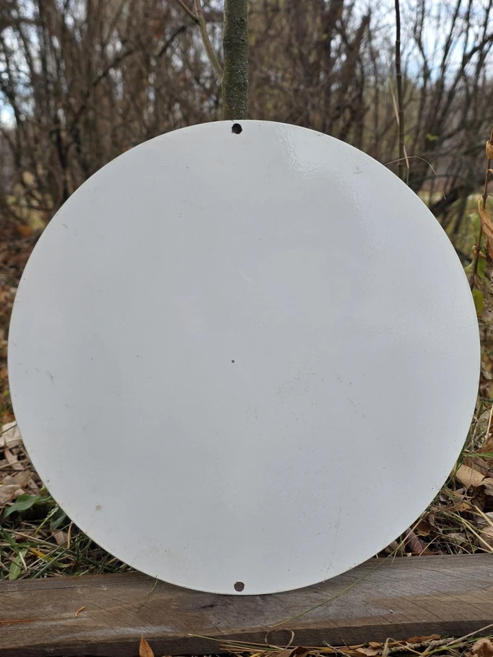 VINTAGE TEXAS ELECTRIC SERVICE COMPANY PORCELAIN SIGN 12" - Image 4 of 4