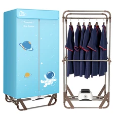Portable Electric Clothes Dryer 1200W Foldable Drying Machine for Apartment RV