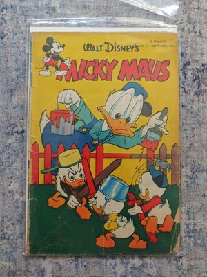 Micky Maus Hefte 1954   Nr. 1, 7, 9, 10, 11   Originalausgaben   Disney Rarität