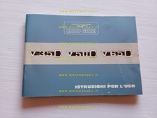 Moto Guzzi V35 C- V50 C- V65 C 1986 manuale uso manutenzione libretto originale