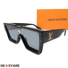 Louis Vuitton Cyclone Sunglasses 23 Years Z1578E Excellent Condition