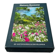 Sierra Club Blank Nature Scenery Greeting 20 Note Cards Envwlopes NEW