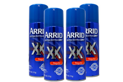 Arrid XX Extra Extra Dry Regular Aerosol Antiperspirant Deodorant 4 oz Pack of 4
