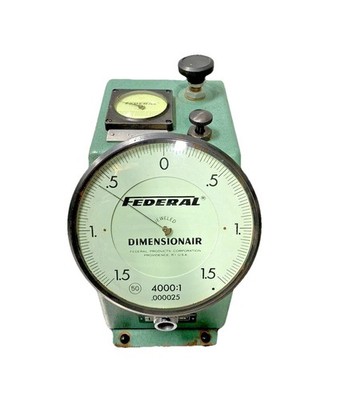 Mahr Federal D-4000 Dimensionair Air Gage Metric 4000:1 Magnification Gauge
