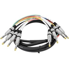 SASRT 4 Channel 1/4" TRS Snake Cable 10 Feet