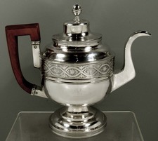 Chaudron & Rasch Silver Coffee pot c1810 WINTERTHUR MUSEUM