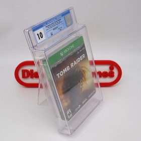 XBox One SHADOW OF THE TOMB RAIDER (STEELBOOK) GRADED CGC 10 A++! NEW & Sealed!
