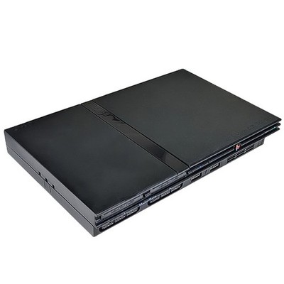 Sony PlayStation 2 Slim Line Version 1 Console - Charcoal Black (SCPH-75001)