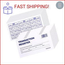 24 PCS Check Registers for Personal Checkbook, Easy to Read Checkbook Register