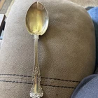 CAMBRIDGE BY GORHAM STERLING SILVER SERVING SPOON, 8-1/2 INCH LONG, tarnished