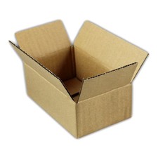 EcoSwift 175 6x4x3 Corrugated Cardboard Packing Boxes Mailing Moving Brown