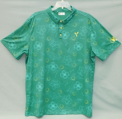 YATTA GOLF ST.PATRICK'S DAY POLO MEN'S 2XL 10TH ACC GOLF TOURNAMENT COCA-COLA