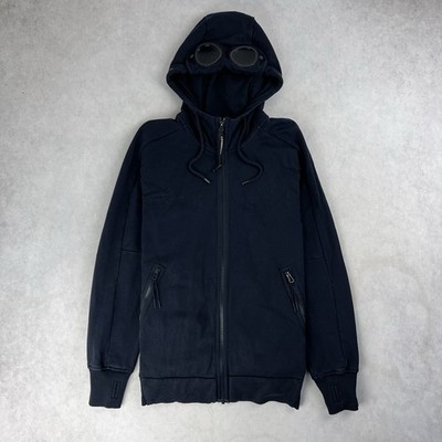 CP Company Full Zip Goggle Hoodie Large Pullover Navy Sweatshirt Jacke 5678