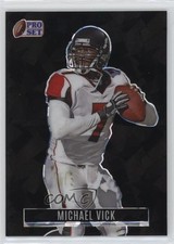2023 Leaf Pro Set Metal Retro Black Crystals 2/4 Michael Vick #RB-67 gp1
