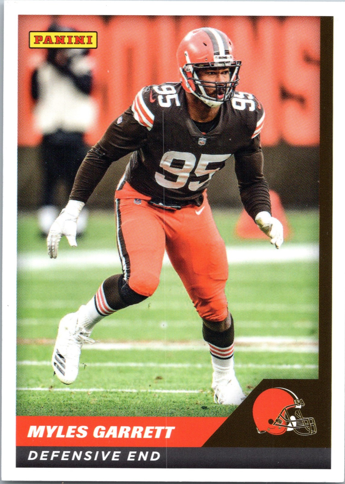 2021 Panini Sticker & Card Collection #61 Myles Garrett Cards Cleveland Browns