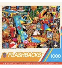 MasterPieces - Flashbacks - Beach Time Flea Market 1000 Piece Jigsaw Puzzle