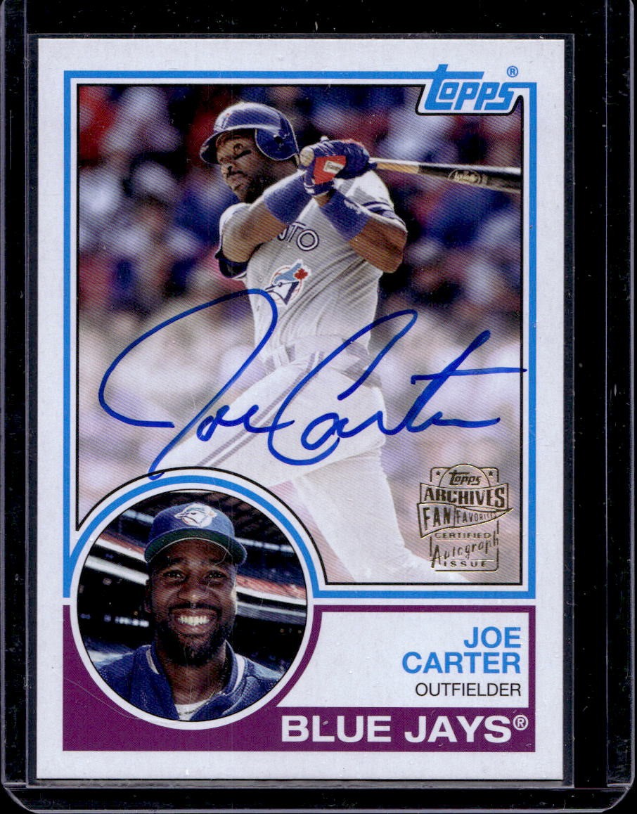 2024 Topps Archives #83FF-JC Joe Carter Fan Favorites Autographs