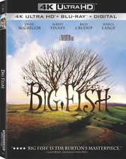 Big Fish Used Very Good 4K UHD Blu-ray With Blu-Ray, 4K Mastering, Ac-3/Dolb