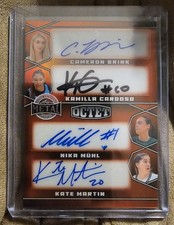 2025 Leaf Metal Women Of Sport Octet Cameron Brink Nika Muhl Sonia Citron Auto 