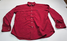 Polo Ralph Lauren Classic Fit Long Sleeve Dress Shirt Red Size XL