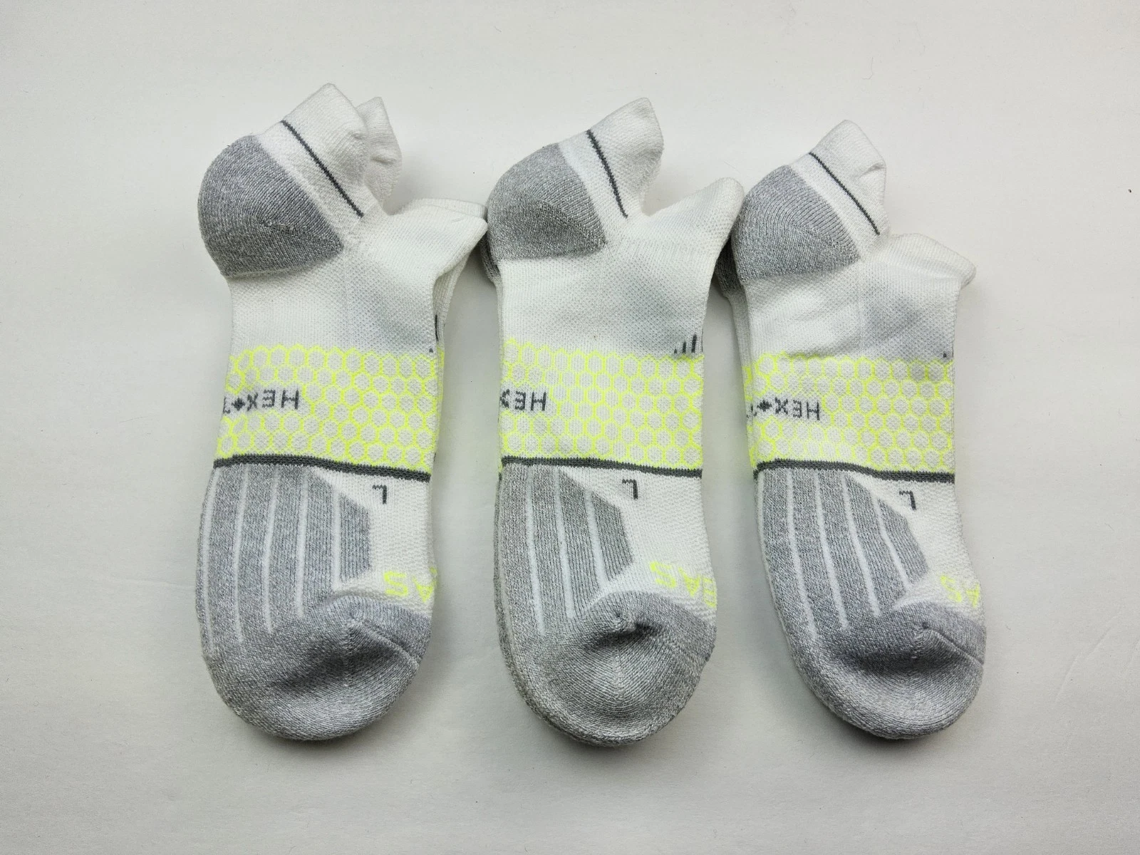 Bombas Hex-Tec Athletic Tennis Ankle Socks Lot Of 3 Pairs Size XL
Opens in a new window or tab