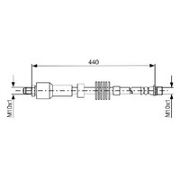 2X Bremsschlauch Vorne FüR Citroen C4 NC 1.2 1.4 1.6 2.0 09 Bis 18 Bosch Neu 9HD