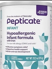8 Cans Pepticate Hypoallergenic Infant Formula Powder 13.2 oz Can *EXP 09 /2026*