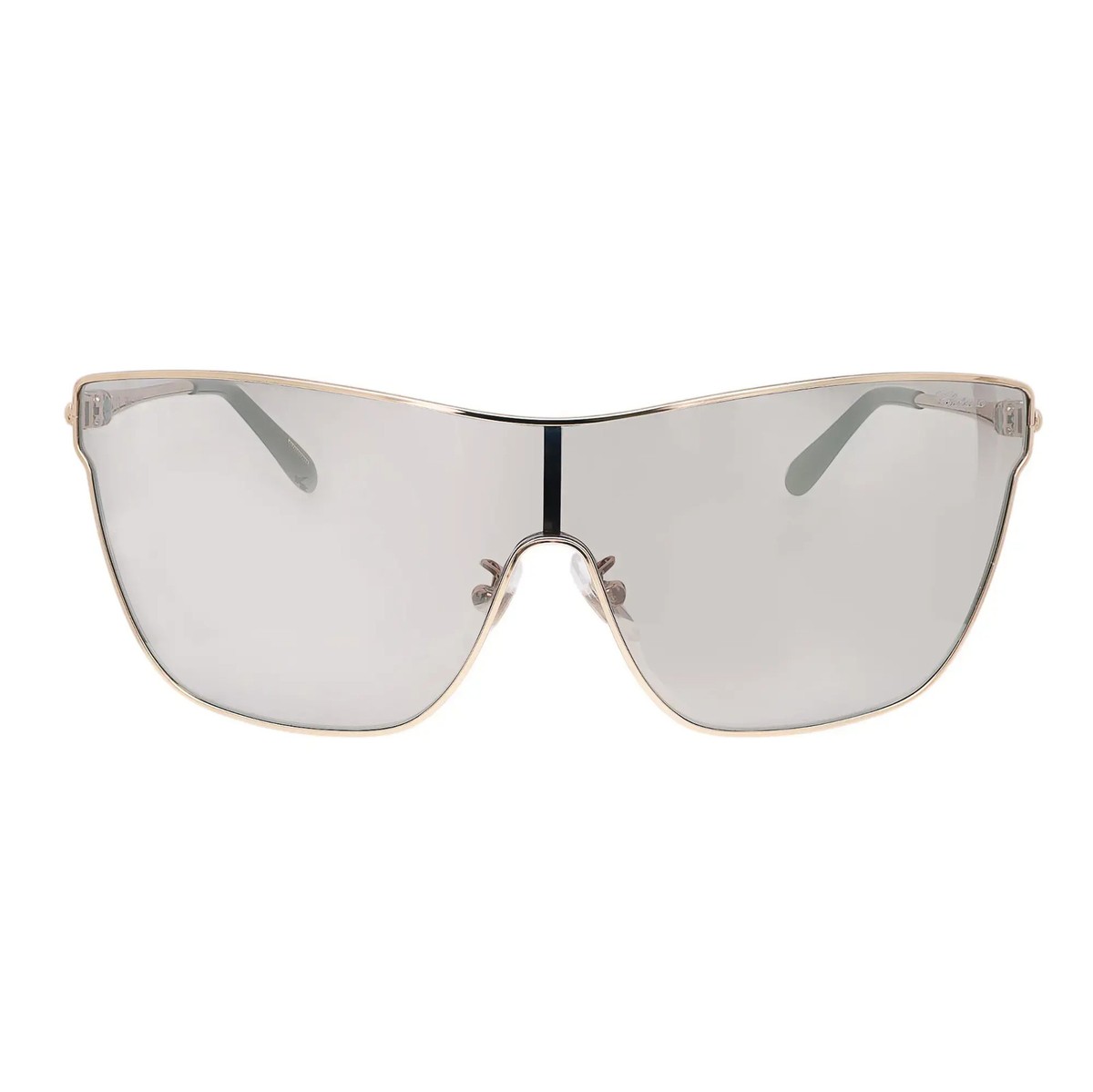 Gold Metal Frame Sunglasses with Light Gray Lenses Rose Gold Retro-Vintage Metal Round Tinted Sunglasses with  main image 3