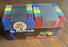 NEW 50 Pack FUJIFILM 3.5" Floppy Disks MAC Formatted 1.40MB 2HD FACTORY SEALED