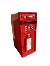 Cast Iron Post Office Red Letter Box ER Reproduction Royal mail Box