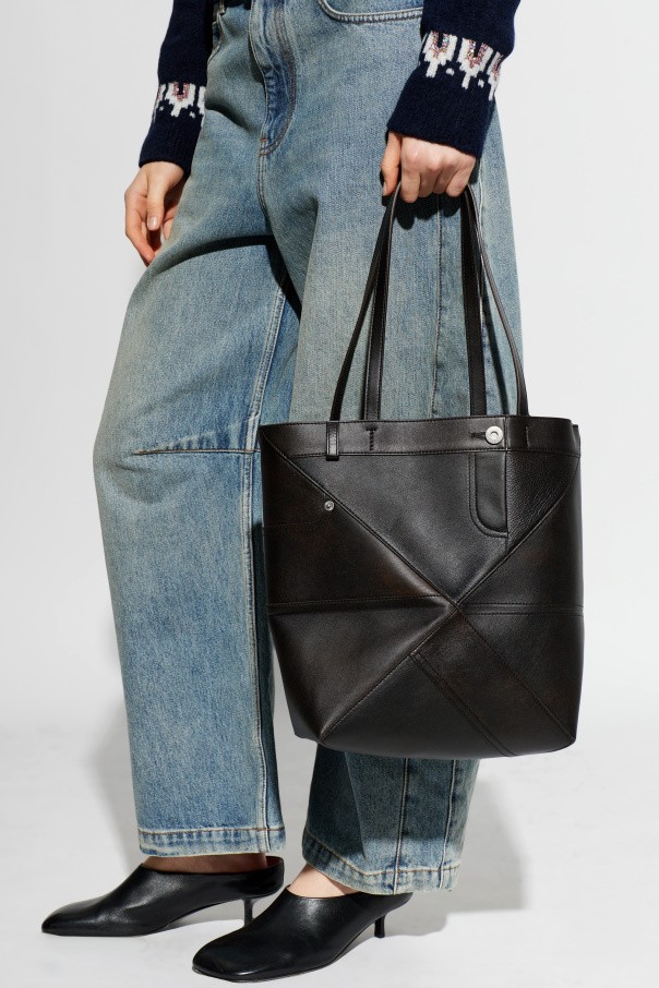 Loewe - Women - ‘Puzzle Fold Panta Medium’ Shopper bag - Brown image 2