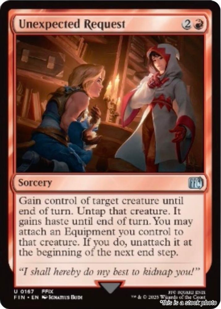 Unexpected Request (FIN 167), Foil, FINAL FANTASY, MTG