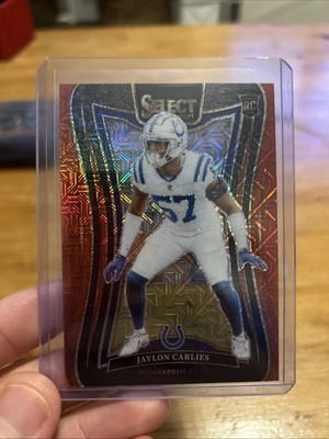 2024 Panini Select-Suite Level Jaylon Carlies #316 Red Prizm 49/49 (RC) Bookend