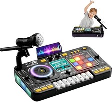 Audio Mixer DJ-Pult Mixer DJ Controller Pult Multi USB-aufladbar mit Mikrofon