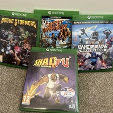Xbox One Game Bundle X4 Shaq Fu, Rogue Stormers, Sunset Overdrive, Override PAL