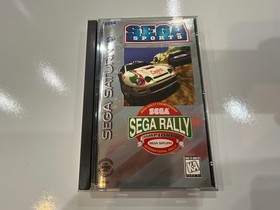 Sega Rally Championship (Sega Saturn 1995) CIB Complete w Manual + Reg Card MINT