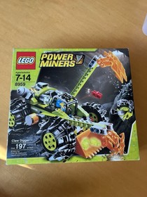 LEGO Power Miners Claw Digger 8959 with Minifigures Manual And Box Missing 2 Pcs