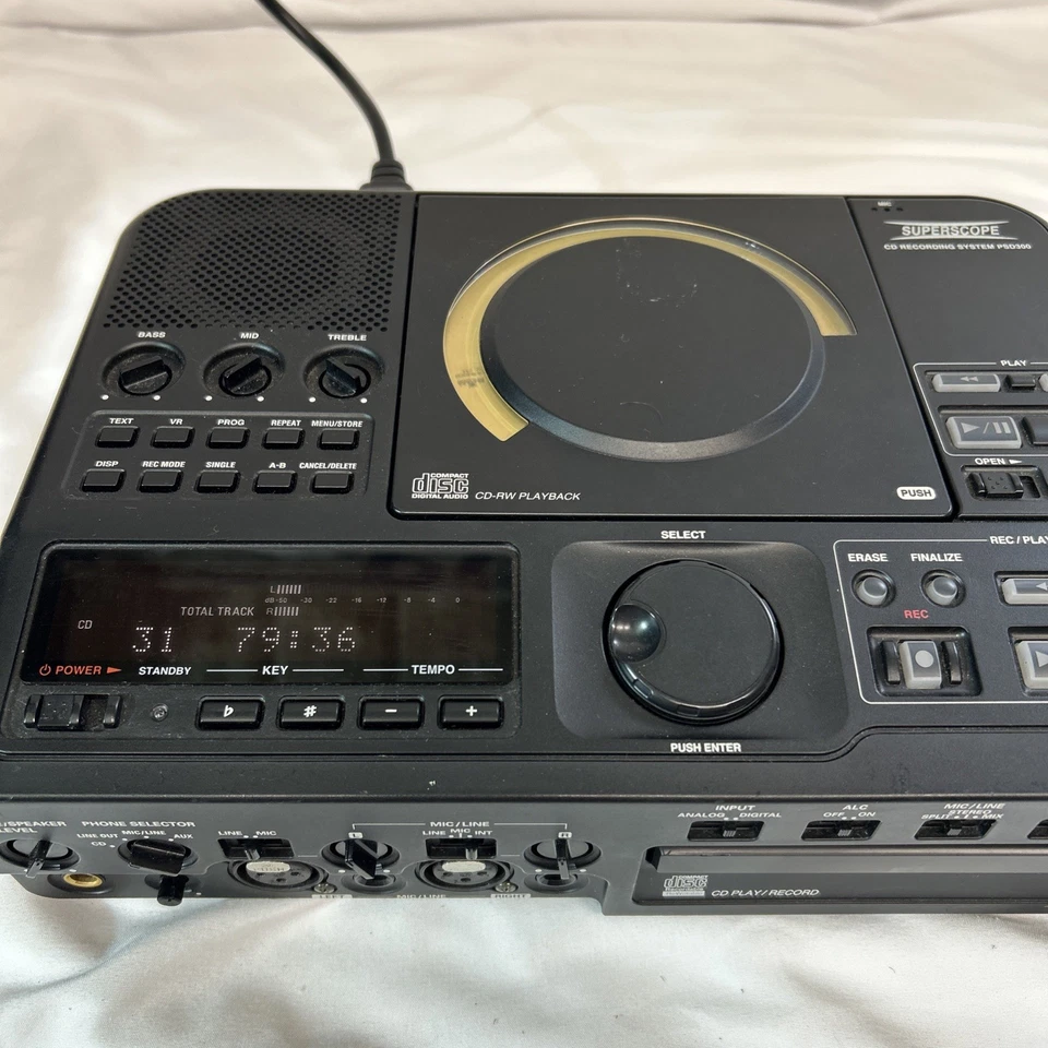 Superscope PSD300 CD Recording System PSD300 Portable Digital Recorder - Image 3 of 4